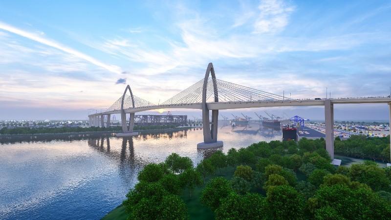 Nearly 5,000 billion VND to build Phuoc An bridge across Thi Vai river connecting Ba Ria - Vung Tau and Dong Nai, completing in 2026