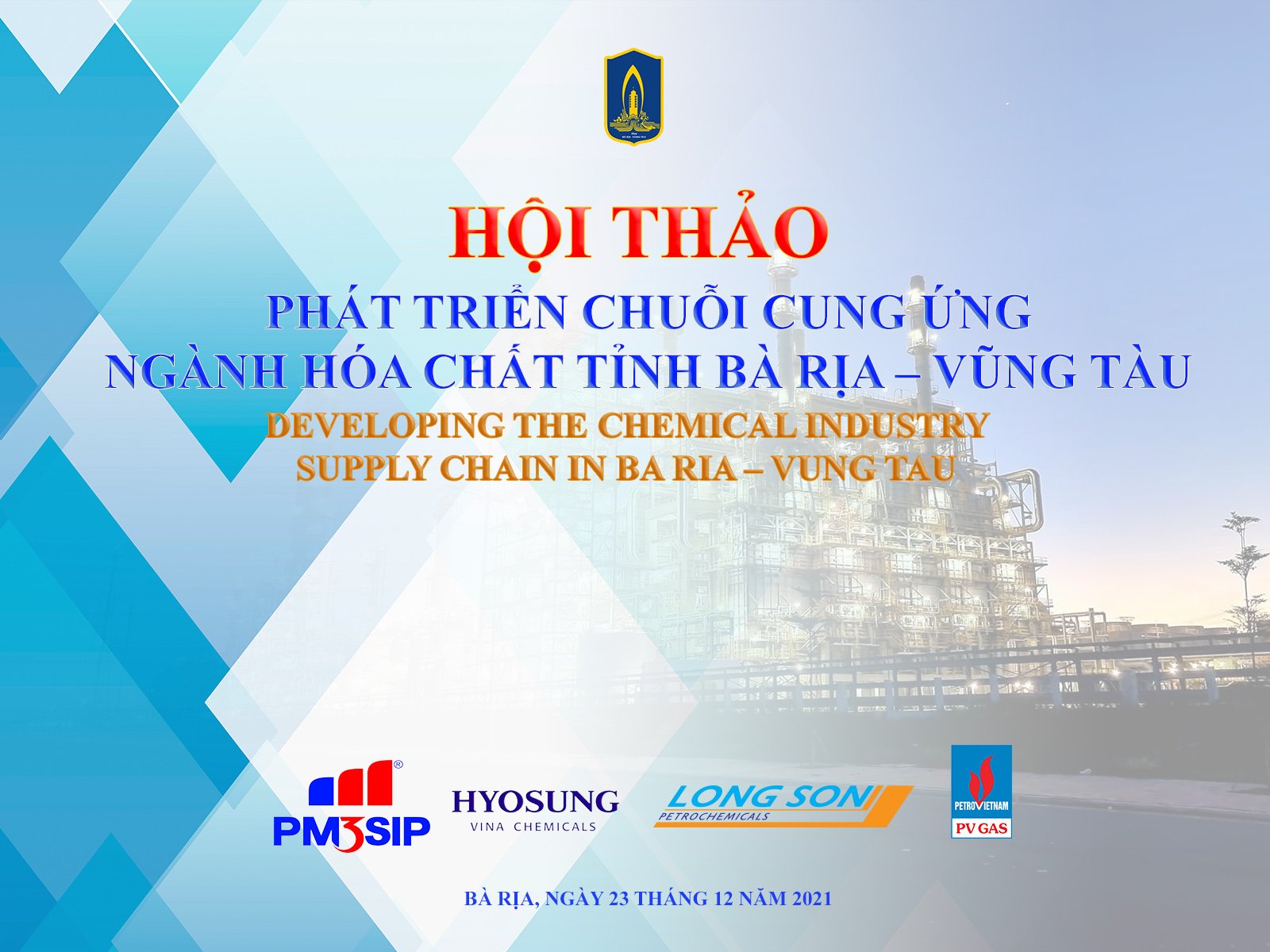 WEBINAR “Developing the Chemical Industry Supply Chain in Ba Ria – Vung Tau”
