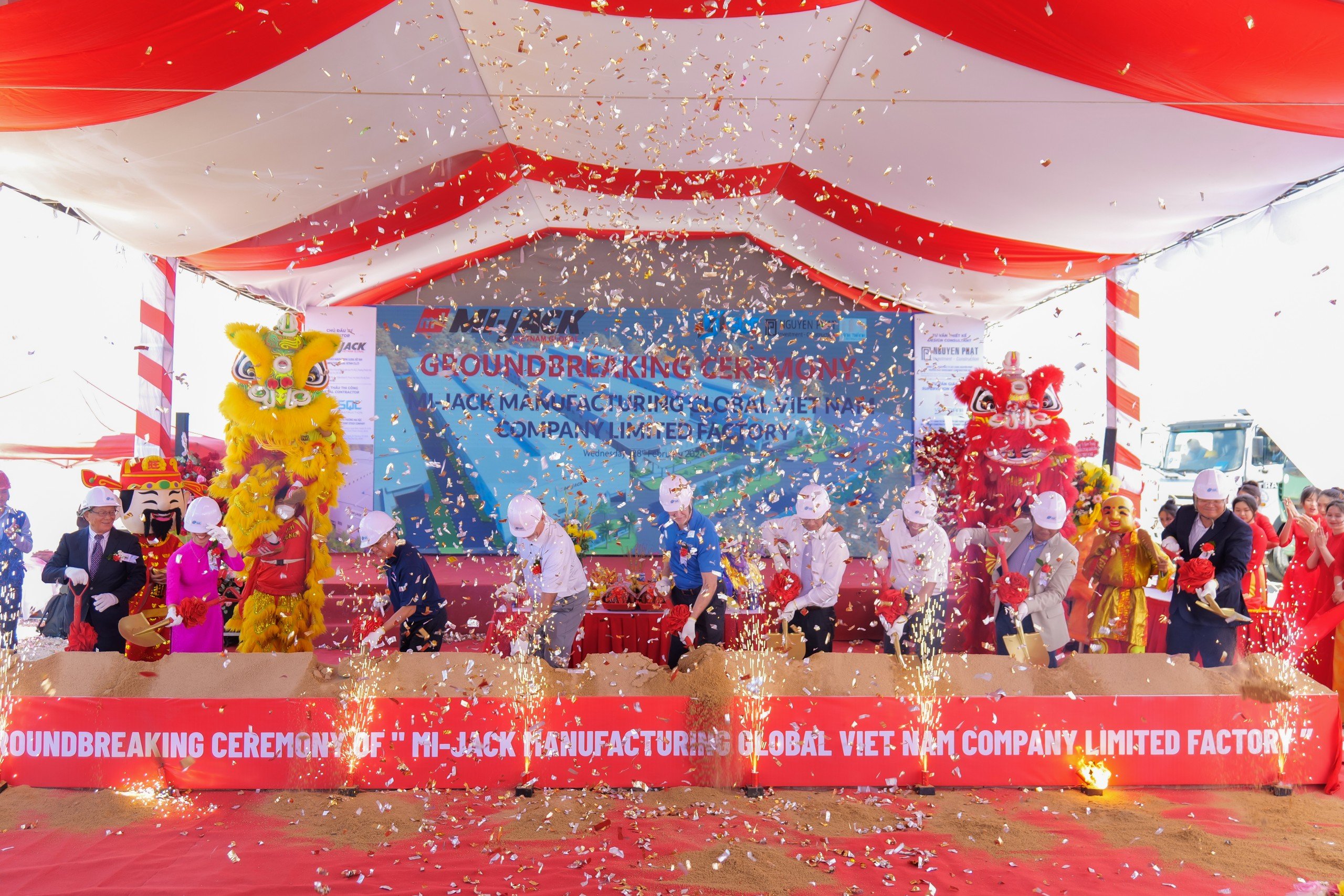 Groundbreaking Ceremony of Mi-Jack Manufacturing Global Vietnam Co.,Ltd