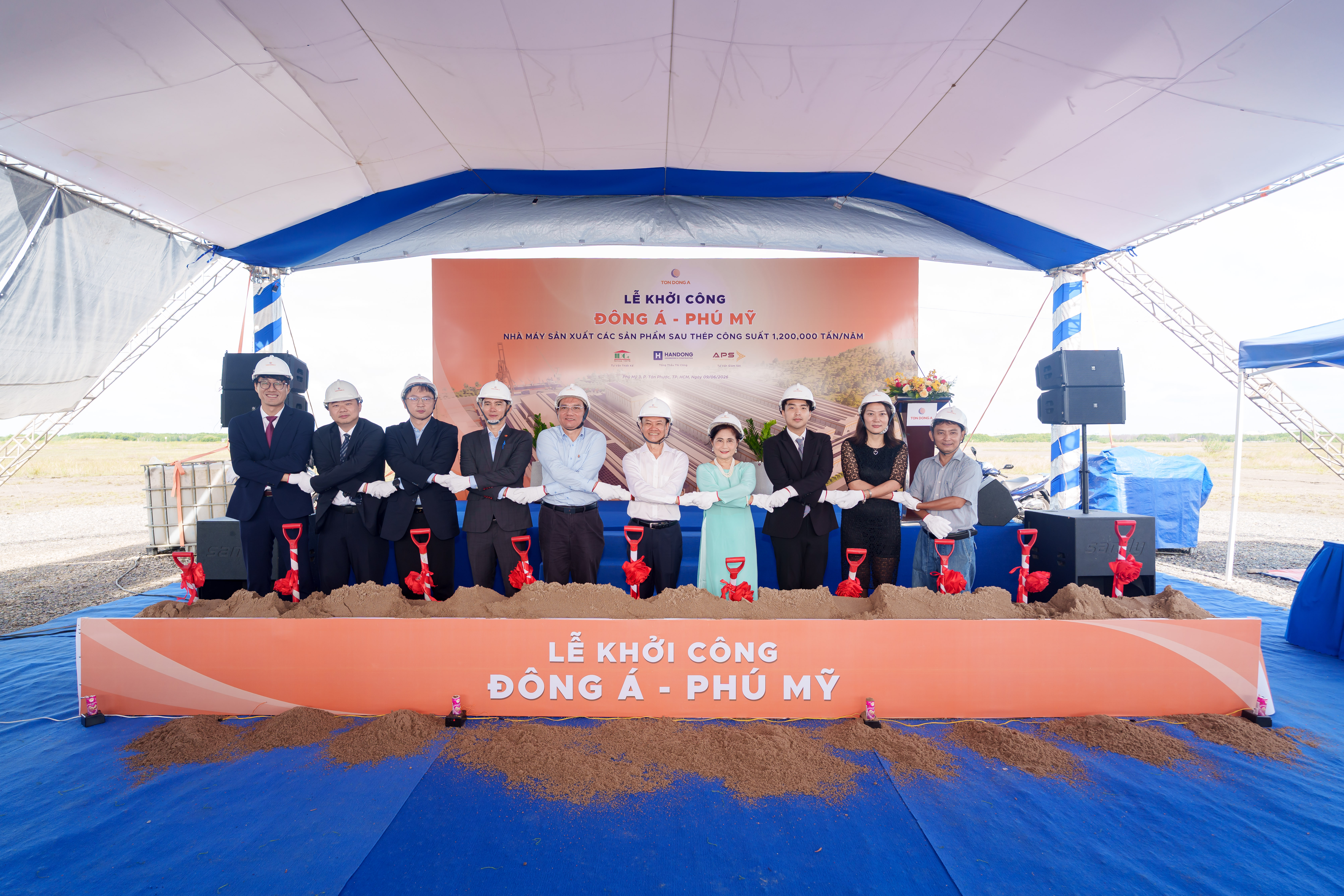 TON DONG A GROUNDBREAKING FACTORY NO.4 AT PHU MY 3 SPECIALIZED INDUSTRIAL PARK: A NEW MILESTONE IN ITS 1.2 MILLION TON ANNUAL CAPACITY EXPANSION STRATEGY