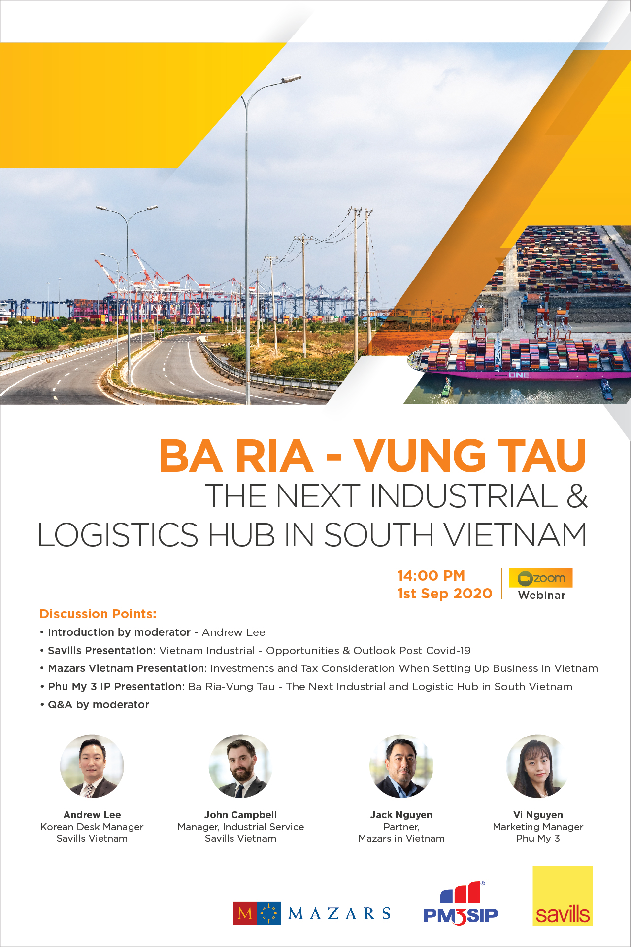 WEBINAR: Ba Ria-Vung Tau: The Next Industrial and Logistics Hub in South Vietnam