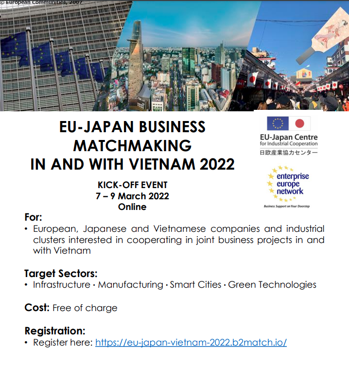 WEBINAR: EU-Japan Business Matchmaking with Vietnam 2022