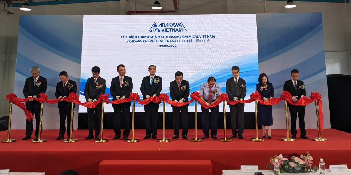 Arakawa Chemical Vietnam’s Completion Ceremony