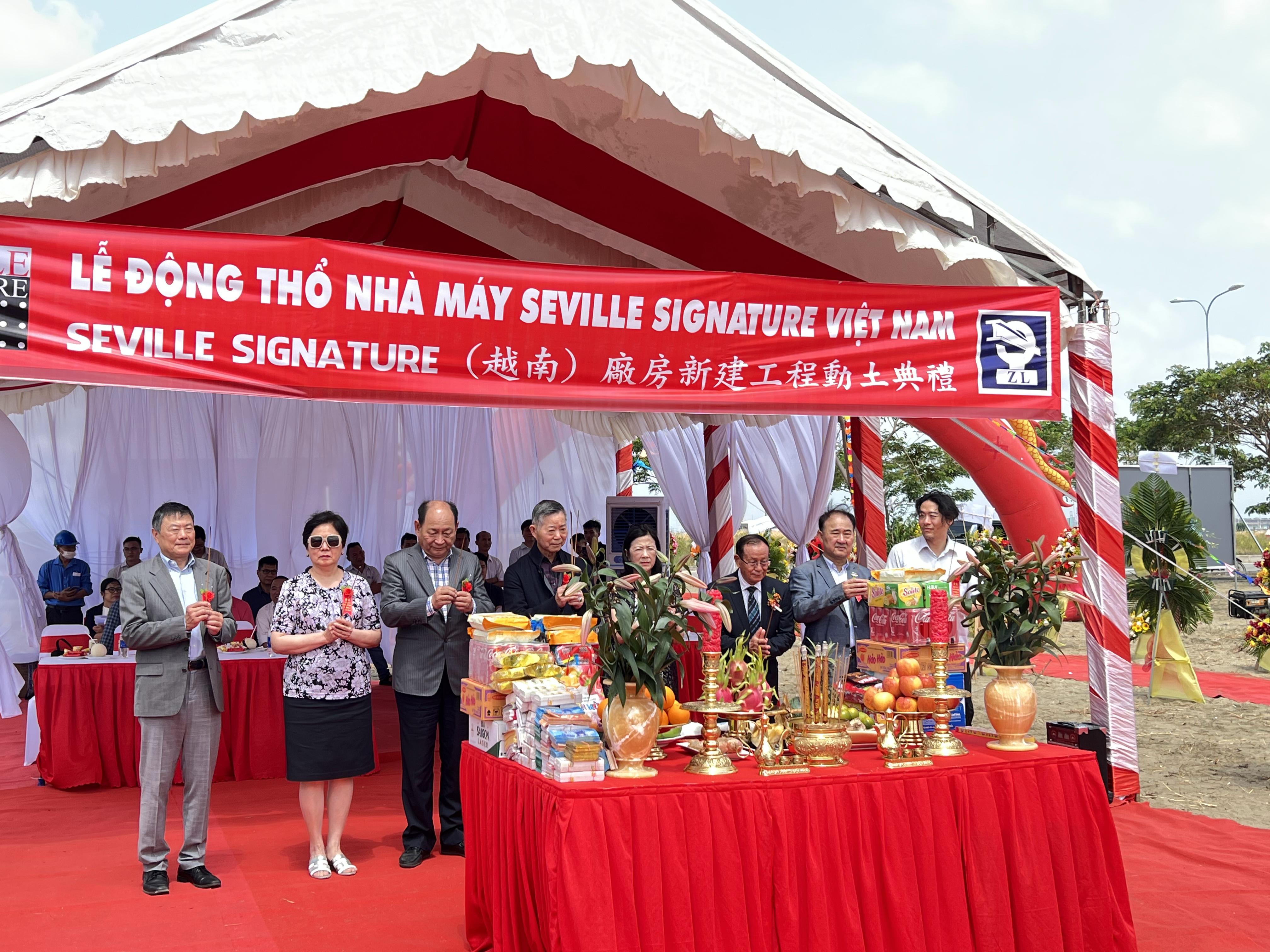 GROUNDBREAKING CEREMONY OF THE SEVILLE SIGNATURE VIETNAM FACTORY