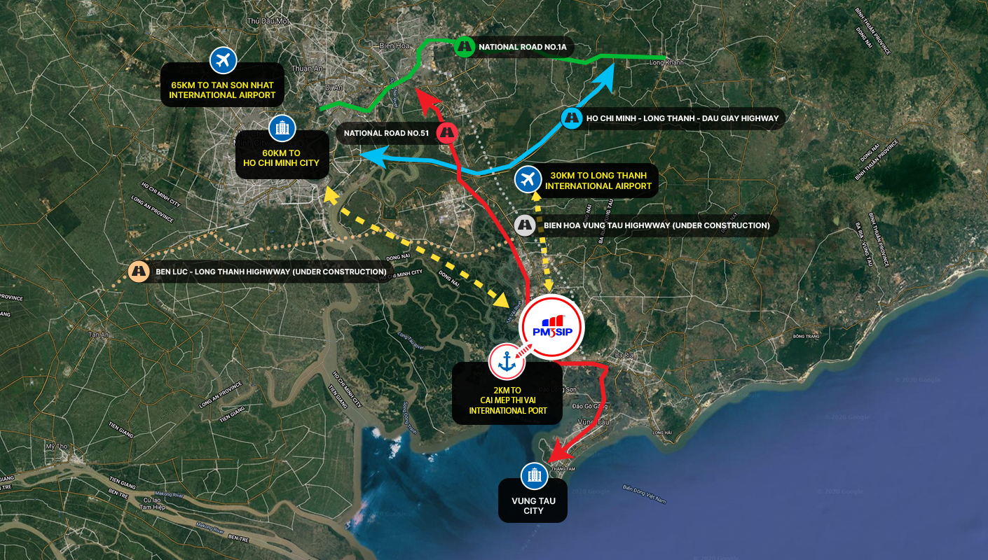 KCN chuyên sâu Phú Mỹ 3 - ĐẤT CÔNG NGHIỆP CHO THUÊ GẦN CẢNG